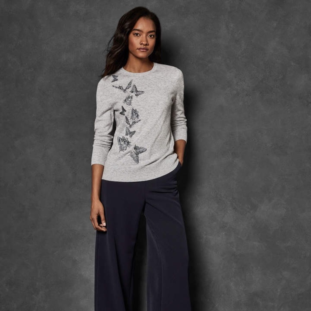 Ted Baker London cashmere wool blend sweater XL 5